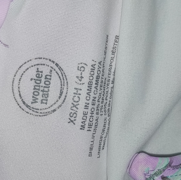 Toddler Girl swim suit and cover up 4T - Picture 3 of 5